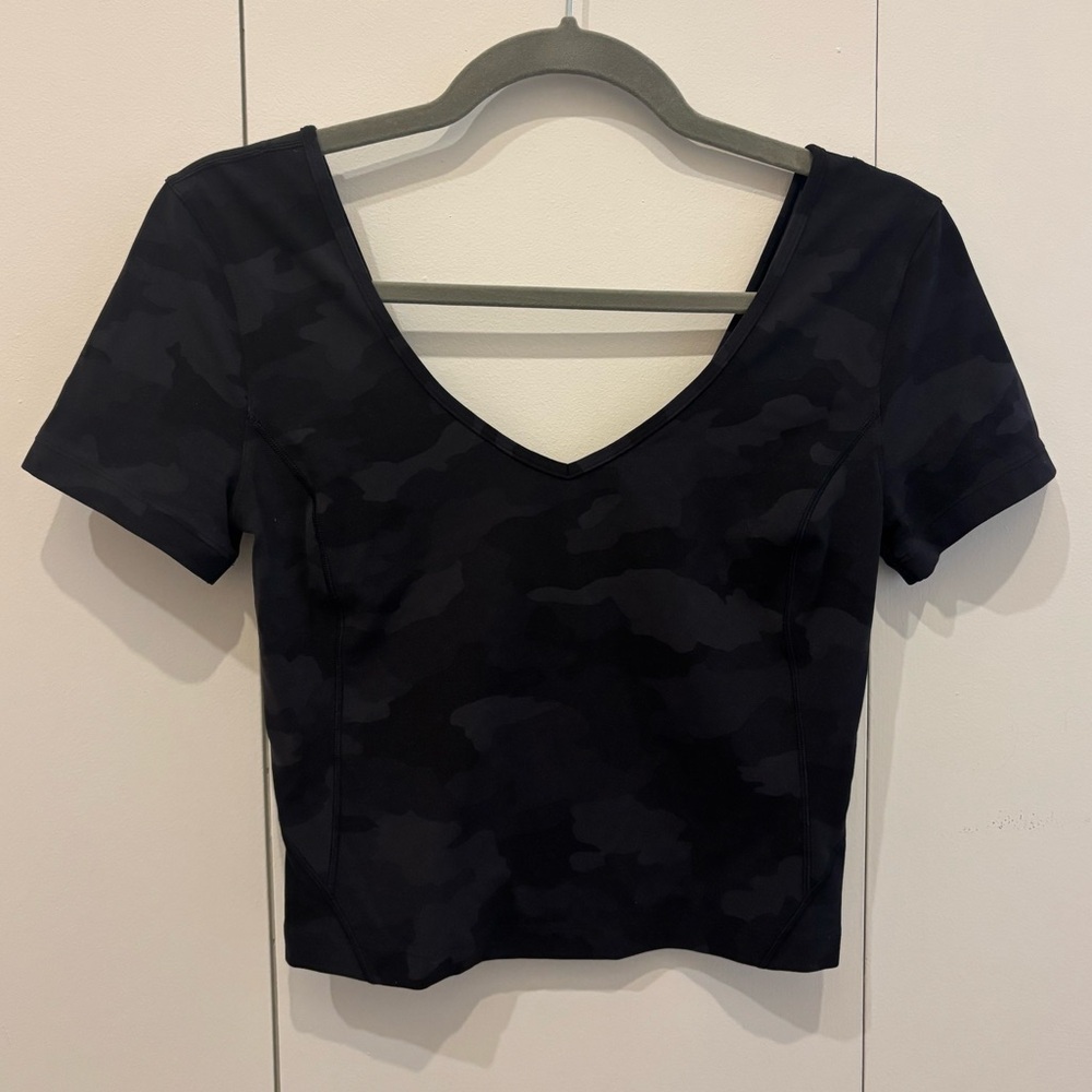 Lululemon Align Short-Sleeve Cropped Top
